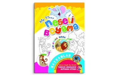 4E Boyama Kitabı Neşeli Örnekli Renkli 32 Syf Karatay Yayınevi