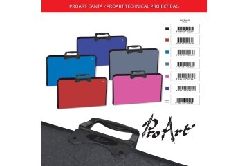 Abka Teknik Resim Çantası Art College 37x54 Proart Kırmızı