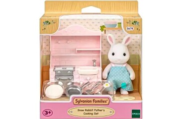 Adore Oyuncak Sylvanian families Kar Tavşanı Babanın Yemek Pişirme Seti ESE5678