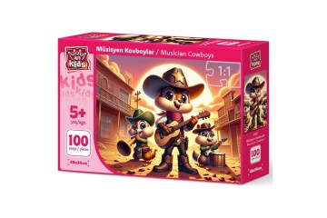 Art Puzzle 100 Parça Müzisyen Kovboylar 35417