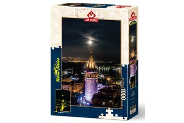 Art Puzzle 1000 Parca Galata Kulesı Neon 5241