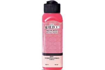 Artdeco Akrilik Boya 140 ML Domates Kırmızı 070R-3043