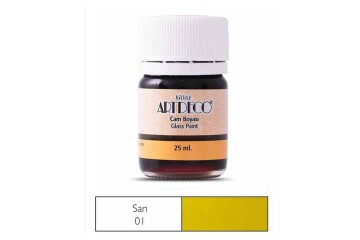 Artdeco Cam Boyası 25 Ml Öğrenci Tipi 01 Sarı