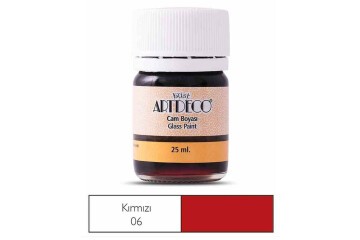Artdeco Cam Boyası 25 Ml Öğrenci Tipi 06 Kırmızı