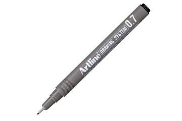 Artline Çizim Kalemi 0.7 MM Siyah EK237