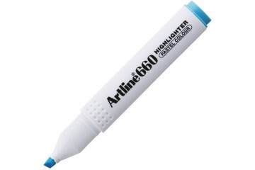Artline Fosforlu Kalem Kesik Uç 1,0-4,0 MM Pastel Mavi EK-660N