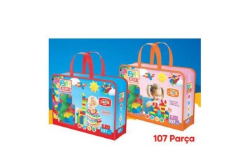 Asya Playblox Block Shıne 107pcs Bag Gırls&boys 2953