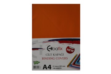 Bafix Cilt Kapağı Plastik Opak A4 160 MIC Turuncu