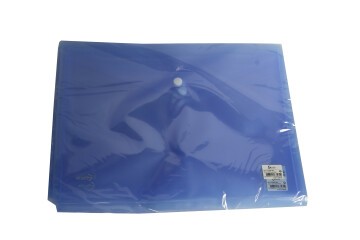 Bafix Çıtçıtlı Zarf Dosya A4 Mavi BFX-U1120P-MA