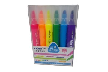 Bafix Fosforlu Kalem Kalem Tipi Chosch 6 Renk 6 LI Blister CS-H712