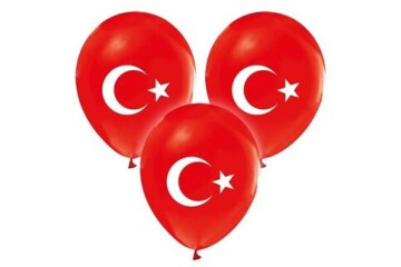 Balonevi Balon 1+1 Ayyıldız Baskılı 12 50 Li