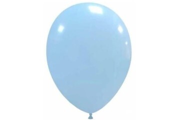 Balonevi Balon 12 Baskı Makaron Mavi 100 Lü