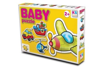 Ks Games Ulaşım/transportation 4in1 Puzzle 2/3/4/4