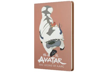 Mabbels Sert Kapak Butik Defter Avatar Appa ve Aang Puce Rengi 80 YP 15x21 DFT-388210