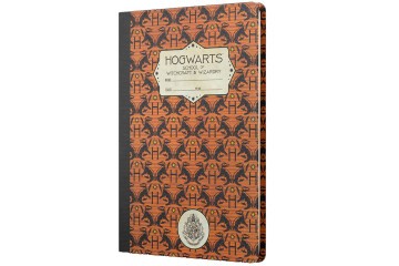 Mabbels Sert Kapak Butik Defter Harry Potter Hogwarts Hafflepuf Kahverengi 80 YP 15x21 DFT-388180