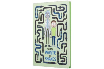 Mabbels Sert Kapak Butik Defter Rick And Morty Yılan Krem 80 YP 15x21 DFT-388074