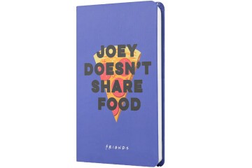 Mabbels Sert Kapak Lastikli Mini Defter Friends Pizza Mor 80 YP 9x14 DFT-388289