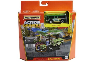 Matchbox Aksiyon Sürücüleri Otobüs Durağı Oyun Seti Veya Pizza Hut Temalı Oyun Seti