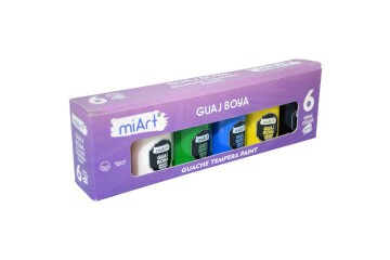 Miart Guaj Boya Tempera 6 Lı Set 30 Ml