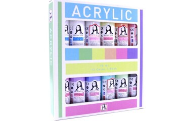 Mona Lisa Akrilik Boya 12x70 ML Set (Chalk)