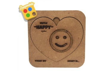 Moon Beavers Emojiler Ahşap Eğitici Oyun