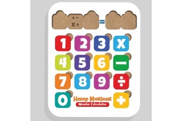 Moon Beavers Hesap Makinesi Ahşap Eğitici Oyun