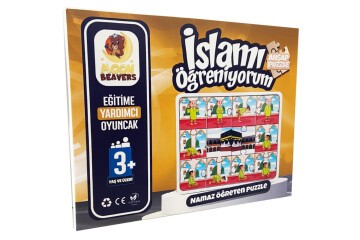 Moon Beavers İslamı Öğreniyorum Puzzle Serisi - 2 Kız Namaz