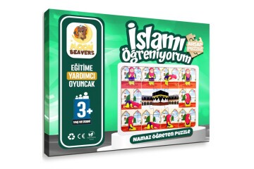 Moon Beavers İslamı Öğreniyorum Puzzle Serisi - 4 Erkek Abdest