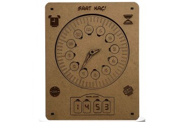 Moon Beavers Saat Kaç Ahşap Eğitici Oyun