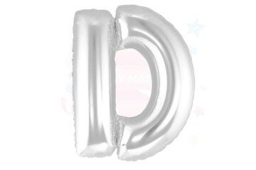 Nedi Balon Folyo 40 Harf Gümüş D 01357