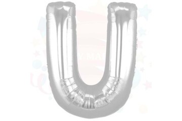 Nedi Balon Folyo 40 Harf Gümüş U 01362