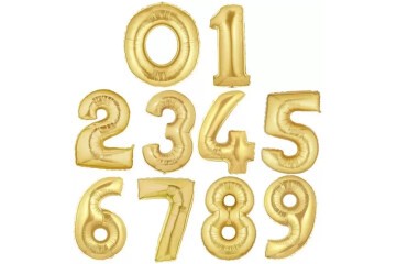 Nedi Balon Folyo 40 Rakam Altın 2 10773