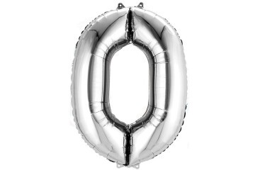 Nedi Balon Folyo 40 Rakam Gümüş 0