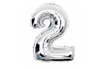 Nedi Balon Folyo 40 Rakam Gümüş 2 10763