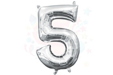 Nedi Balon Folyo 40 Rakam Gümüş 5 10766