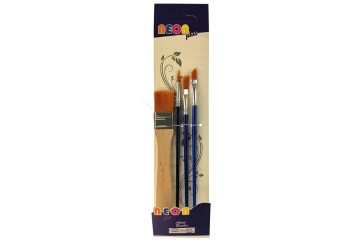 Neon Fırça Seti 4 Lü Hkd-144