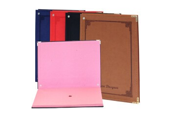 Önder İmza Dosyası ( Defteri ) Lüx Termo Deri Kapaklı 12 Li Siyah 7100-3