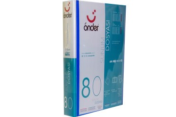 Önder Katalog (Sunum) Dosyası PP 80 Li Ön Cepli Mavi 1280-1