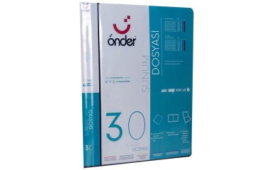 Önder Katalog (Sunum) Dosyası PP Ön Cepli 30 Lu Siyah 1230-3