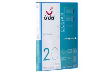 Önder Katalog (Sunum) Dosyası PP Öncepli 20 Li Siyah 1220-3