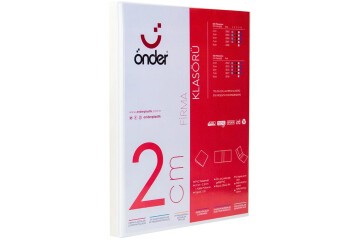 Önder Sunum Klasörü 2 Halkalı 20 MM A4 Beyaz 2002-5