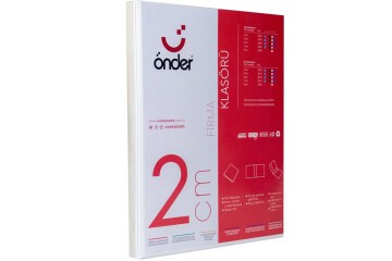 Önder Sunum Klasörü 4 Halkalı 20 MM A4 Beyaz 2012-5
