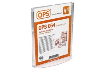 Ops Afiş Taşıyıcı A4 Dikey DP 064