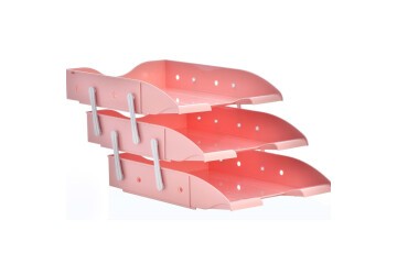 Ops Evrak Rafı Hareketli 3 LÜ Pastel Pembe RF 303