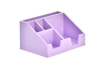 Ops Masa Seti Kalemlik-Organizer Pastel Mor KLM 208