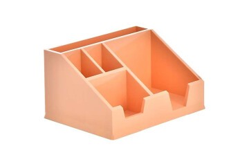 Ops Masa Seti Kalemlik-Organizer Pastel Turuncu KLM 208