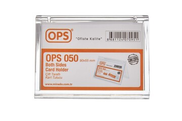 Ops Sergileme Ürünü 2 Taraflı Yatay Tutuculu Kartvizitlik Dp 050