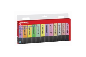 Penmark Fosforlu Kalem 12 Li Karışık Renk 4 Neon +4 Pastel+4 Simli