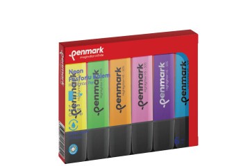 Penmark Fosforlu Kalem 6 Lı Karışık Renk Neon