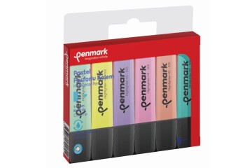 Penmark Fosforlu Kalem 6 Lı Karışık Renk Pastel HS 505 6P